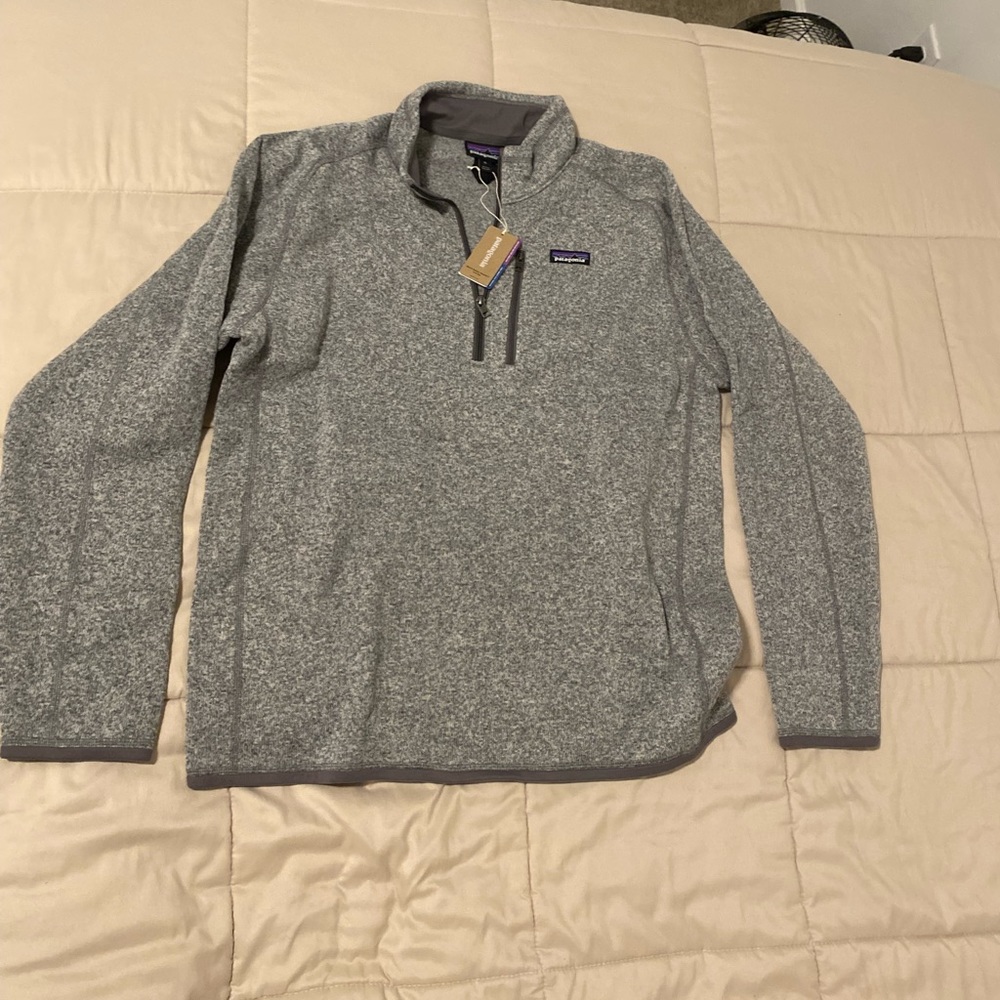Patagonia Quarter Zip Pullover Grey XL